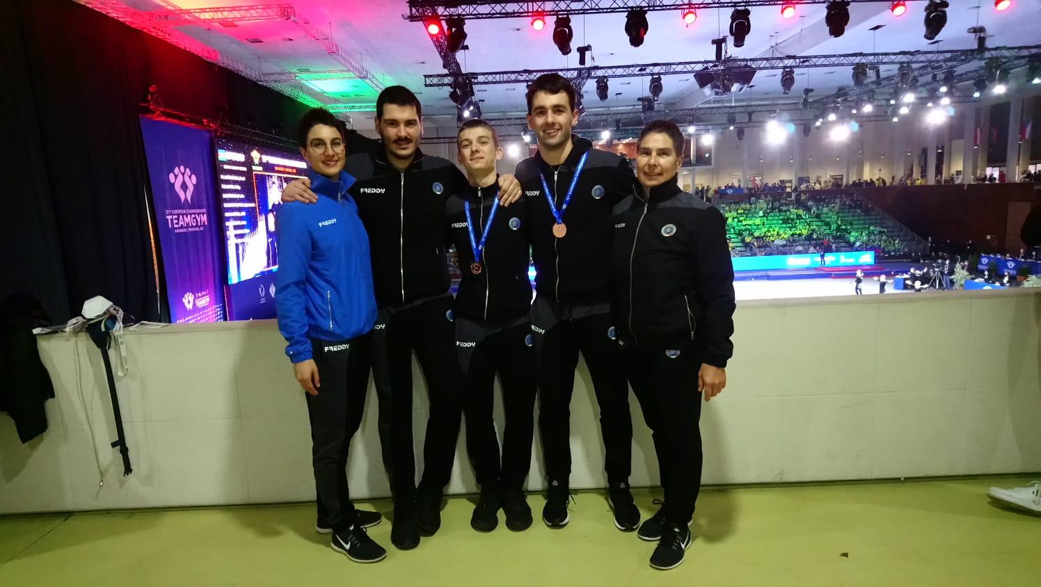 Copertina per Teamgym, atleti di Gorizia nella storia: bronzo agli Europei in Portogallo